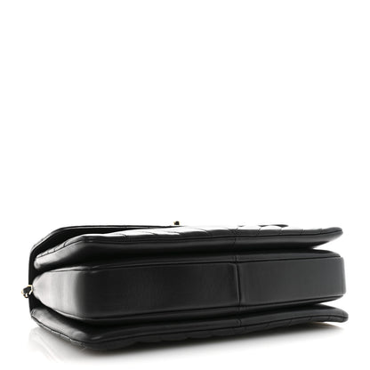 Chanel Lambskin Chevron Quilted Medium Trendy CC Dual Handle Flap Bag Black 4 of 11