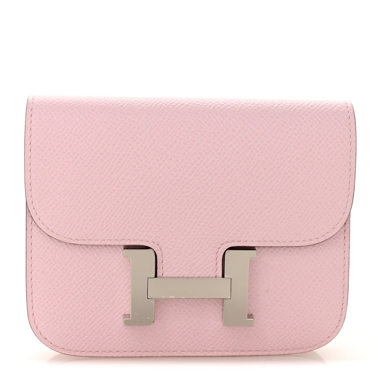 Hermes Epsom Constance Slim Wallet Rose Darling 1 of 10