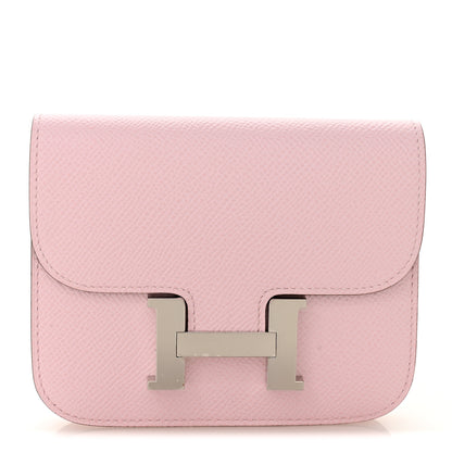 Hermes Epsom Constance Slim Wallet Rose Darling 1 of 10