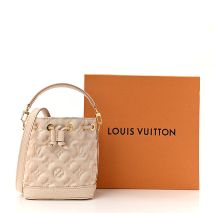 Louis Vuitton Empreinte Monogram Summer Stardust Nano Noe Beige Clair 10 of 10
