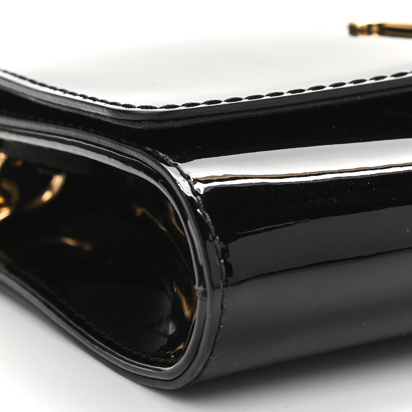 Patent Louise PM Chain Clutch Black