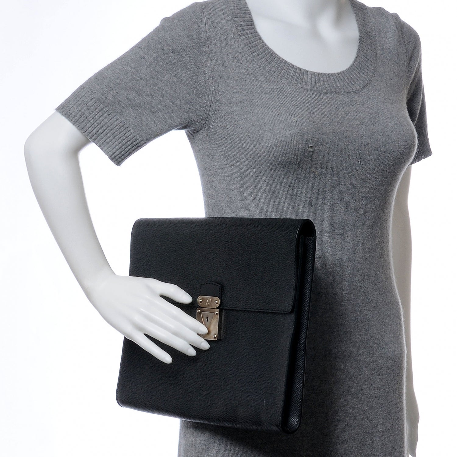 Louis Vuitton Taiga Minuto Portfolio Ardoise 2 of 7