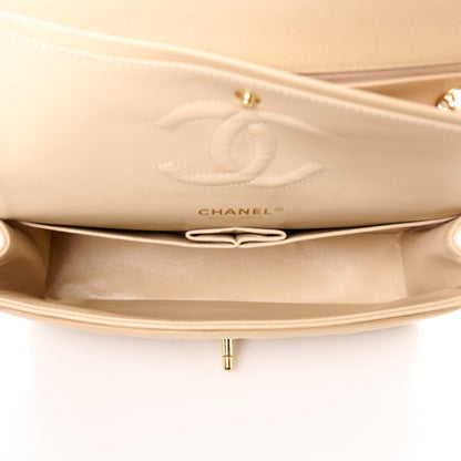 Chanel Caviar Quilted Medium Double Flap Beige 5 of 11