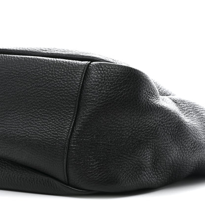 Saint Laurent Grained Deerskin Bea Tote Black 9 of 9