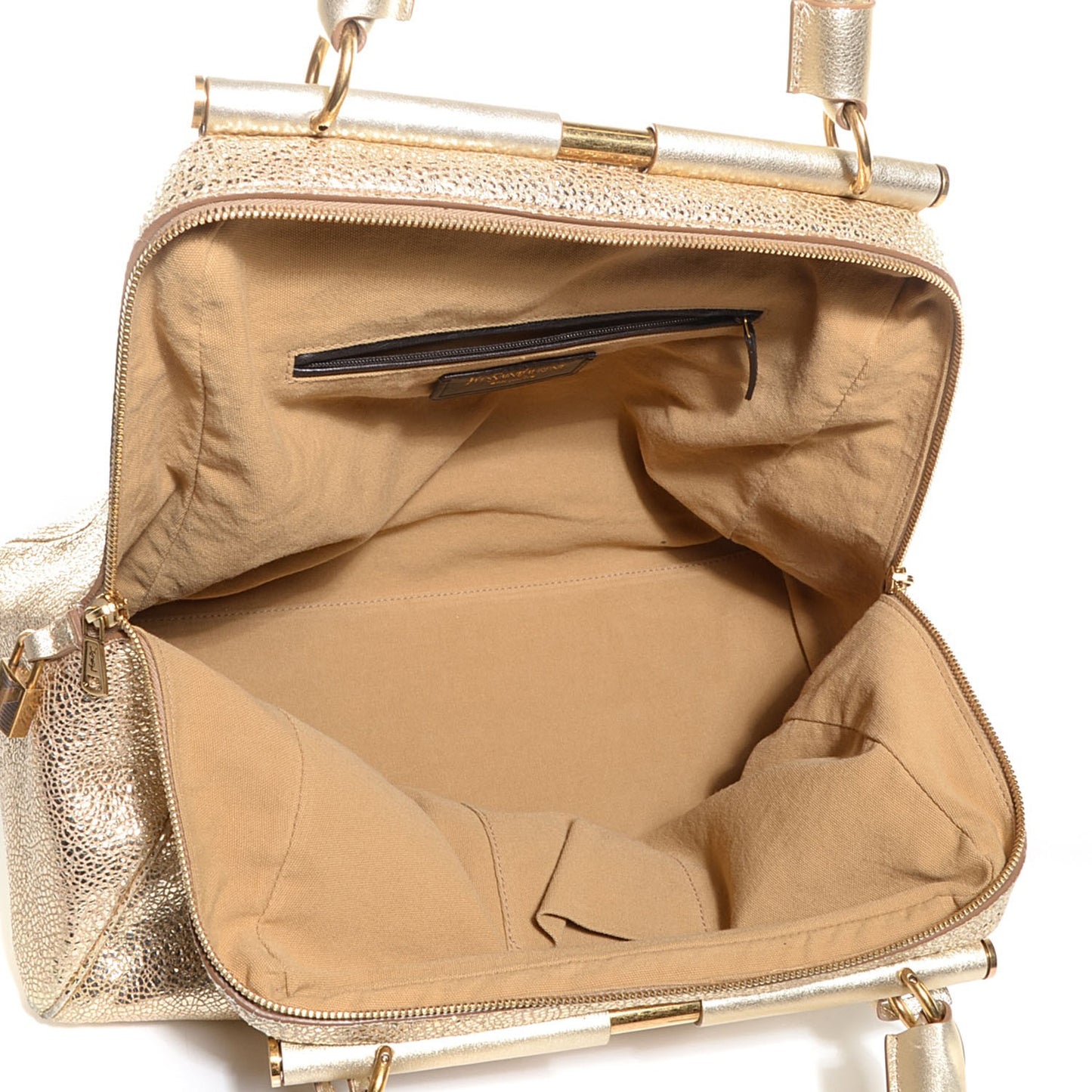 Metallic Volcano Leather Medium Majorelle