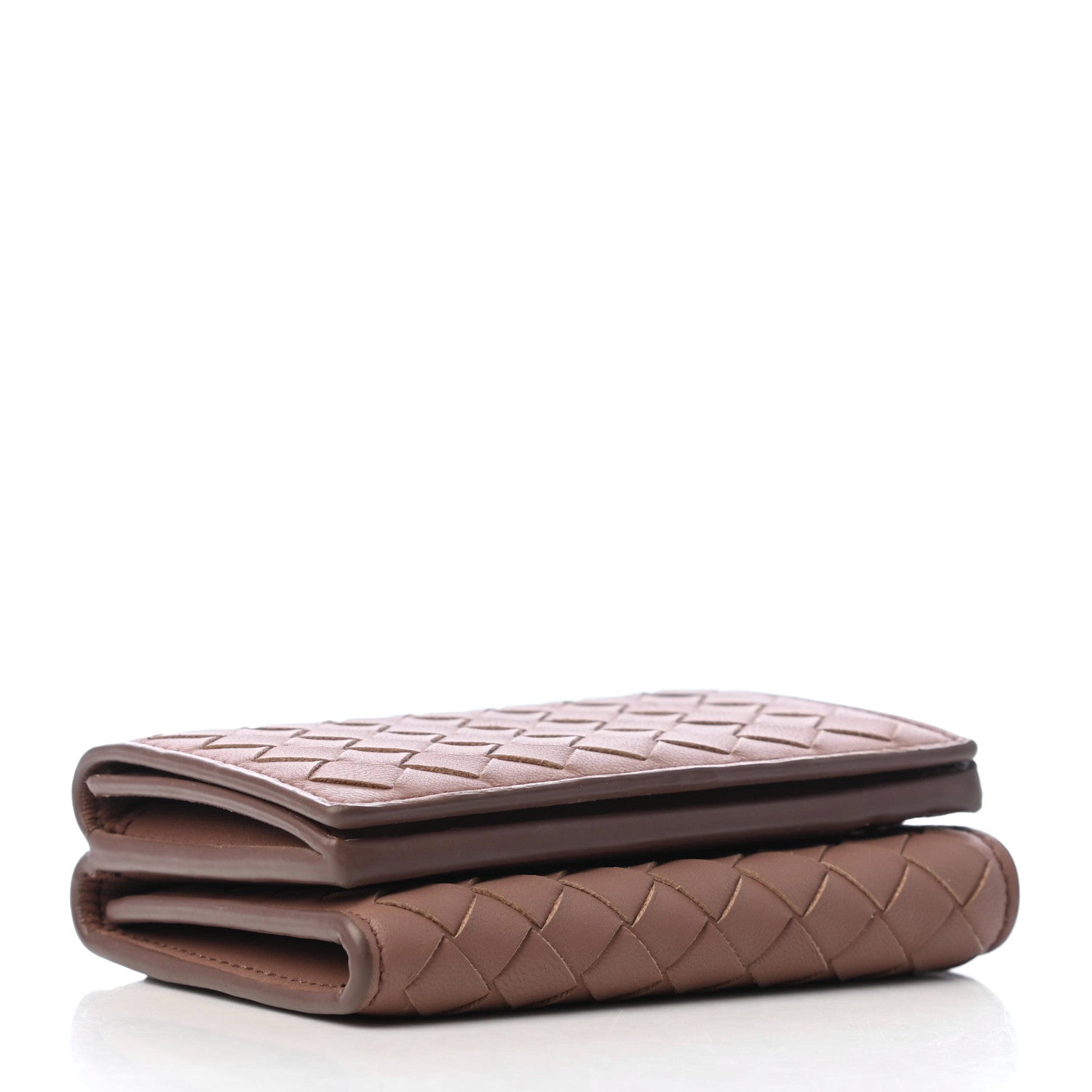 Bottega Veneta Nappa Intrecciato Trifold Wallet Deco Rose 4 of 8