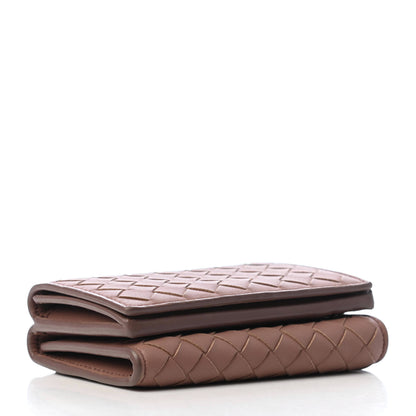 Bottega Veneta Nappa Intrecciato Trifold Wallet Deco Rose 4 of 8