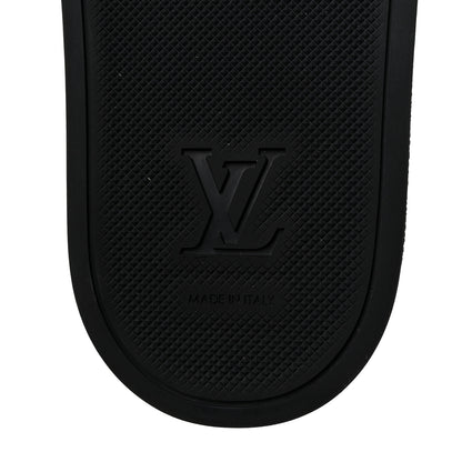 Louis Vuitton Rubber Monogram Mens Waterfront Mules 8.5 Macassar 6 of 9