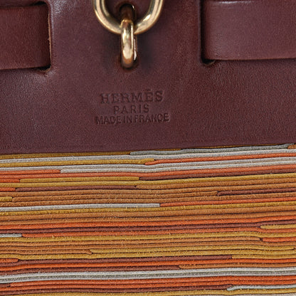 Hermes Barenia Vibrato Herbag 30 PM Orange 7 of 10