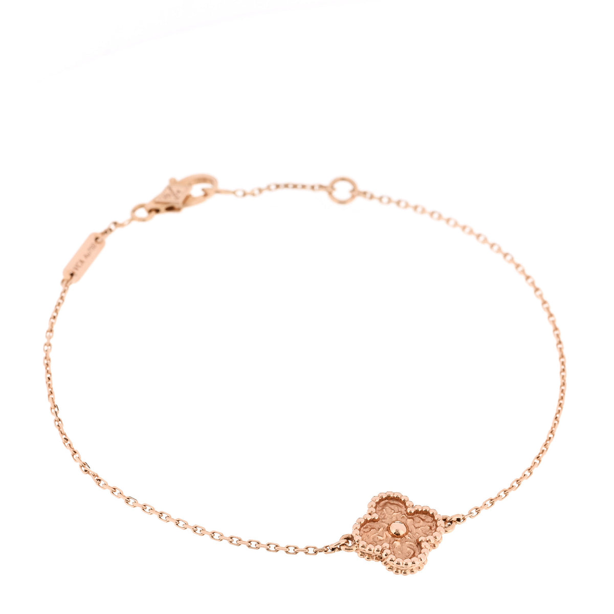 Van Cleef & Arpels 18K Rose Gold Sweet Alhambra Bracelet 1 of 5