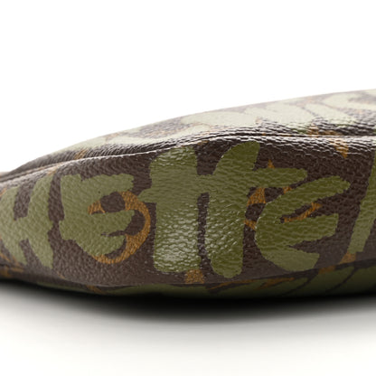 Louis Vuitton Monogram Graffiti Pochette Accessories Kaki 9 of 13