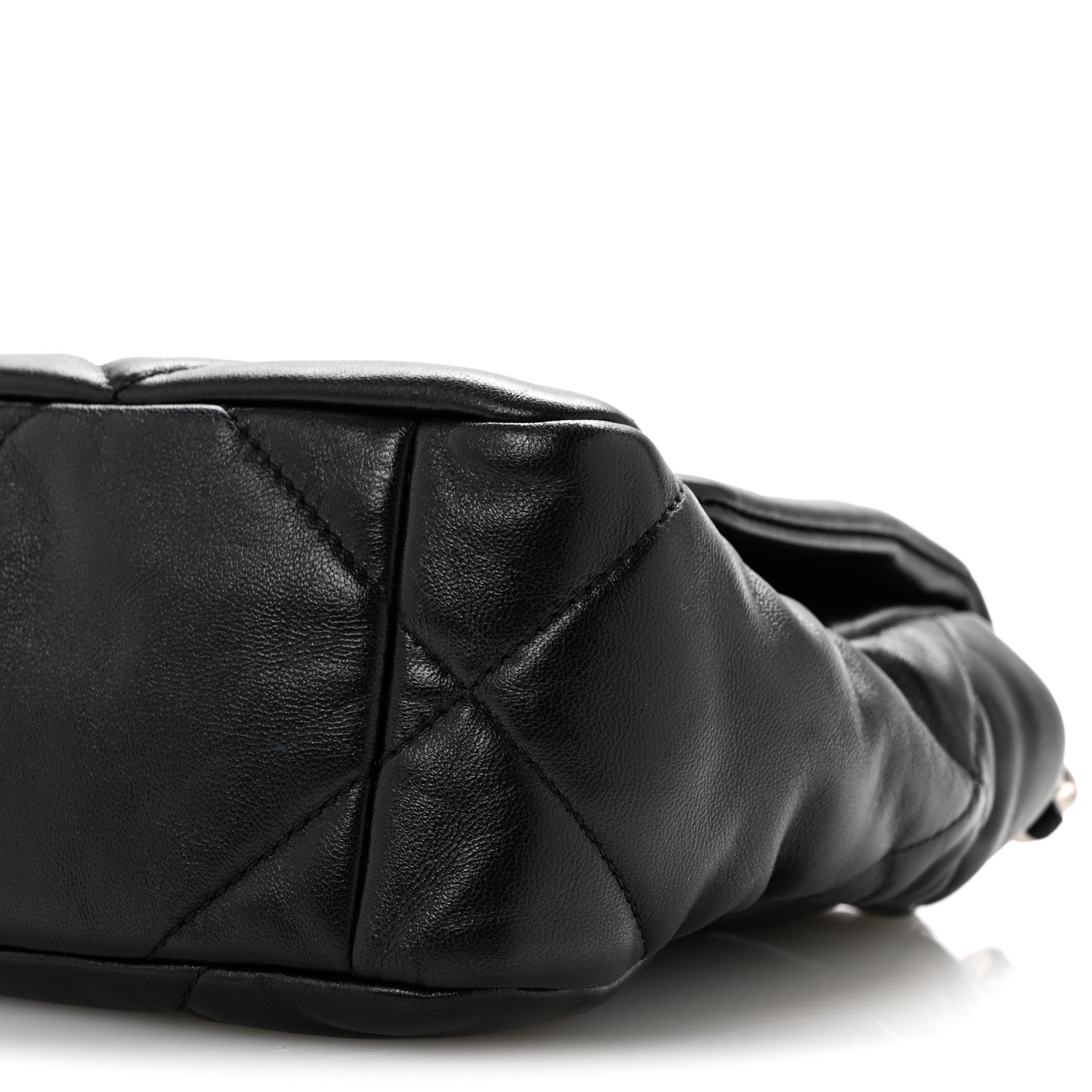 Chanel Lambskin Quilted Medium Chanel 19 Flap Black 10 of 14