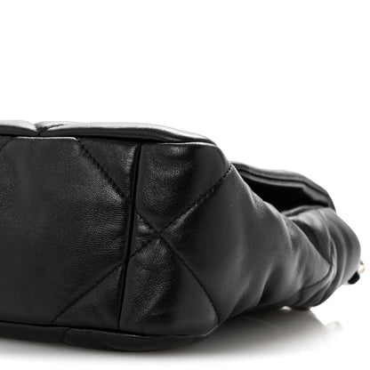 Chanel Lambskin Quilted Medium Chanel 19 Flap Black 10 of 14