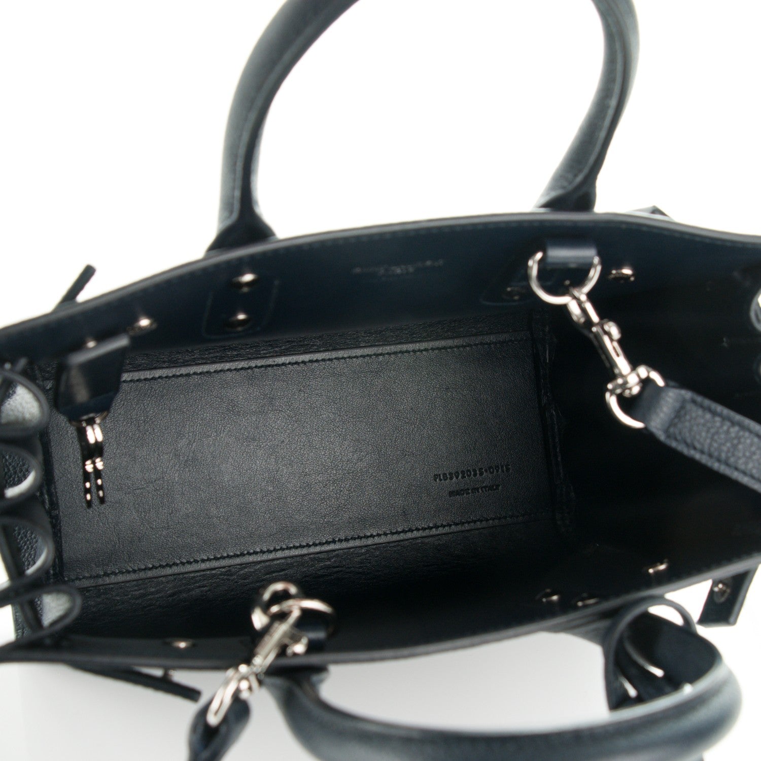Saint Laurent Grained Calfskin Nano Sac De Jour Navy Blue 5 of 8