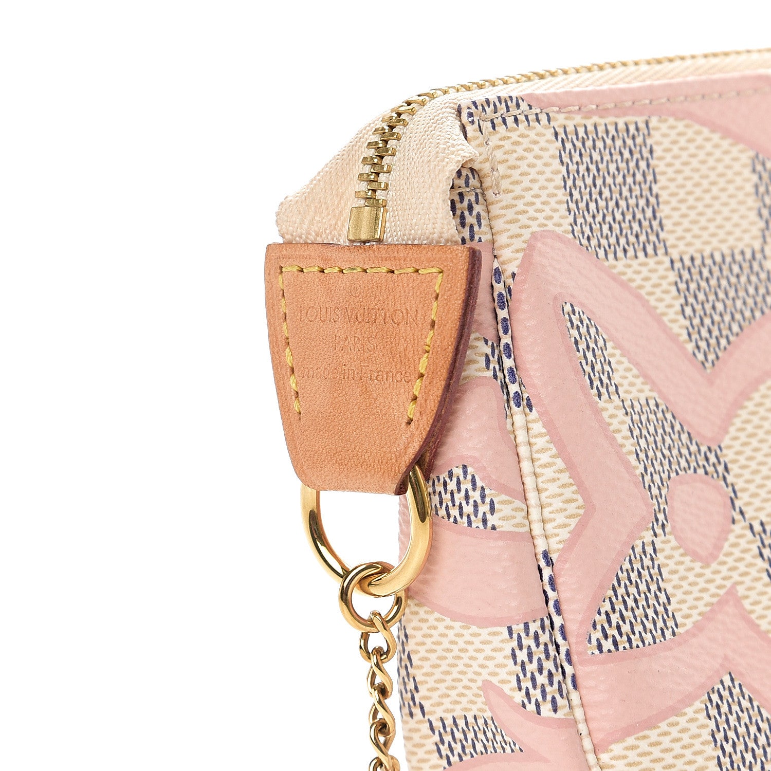 Louis Vuitton Damier Azur Tahitienne Mini Pochette Accessories 6 of 10
