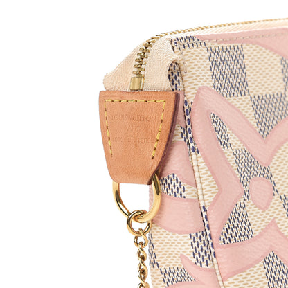 Louis Vuitton Damier Azur Tahitienne Mini Pochette Accessories 6 of 10