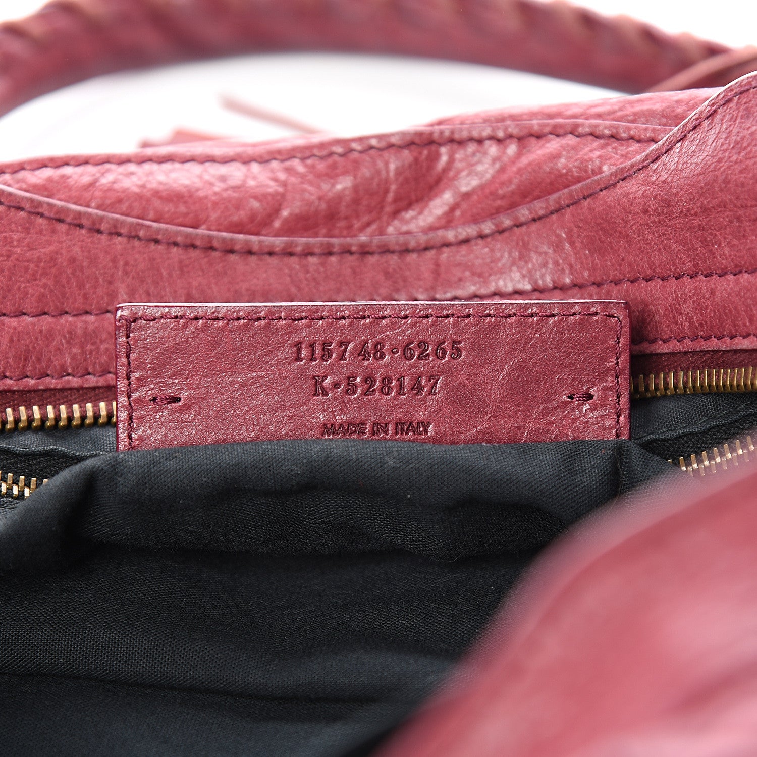 Balenciaga Agneau Classic Hardware City Cassis 7 of 12