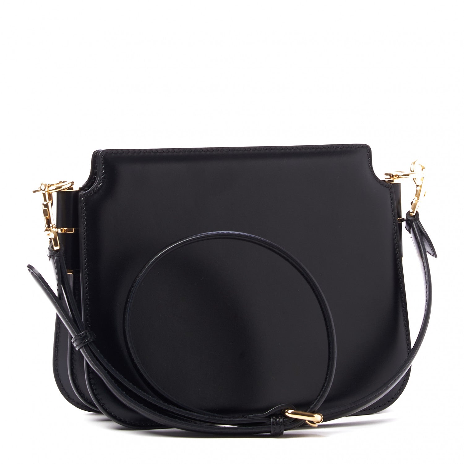 Fendi Vitello King Luxor Fendi Touch Shoulder Bag Black 3 of 10