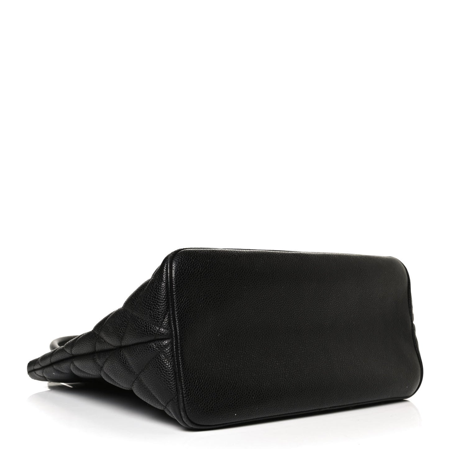 Caviar Quilted Medallion Tote Black