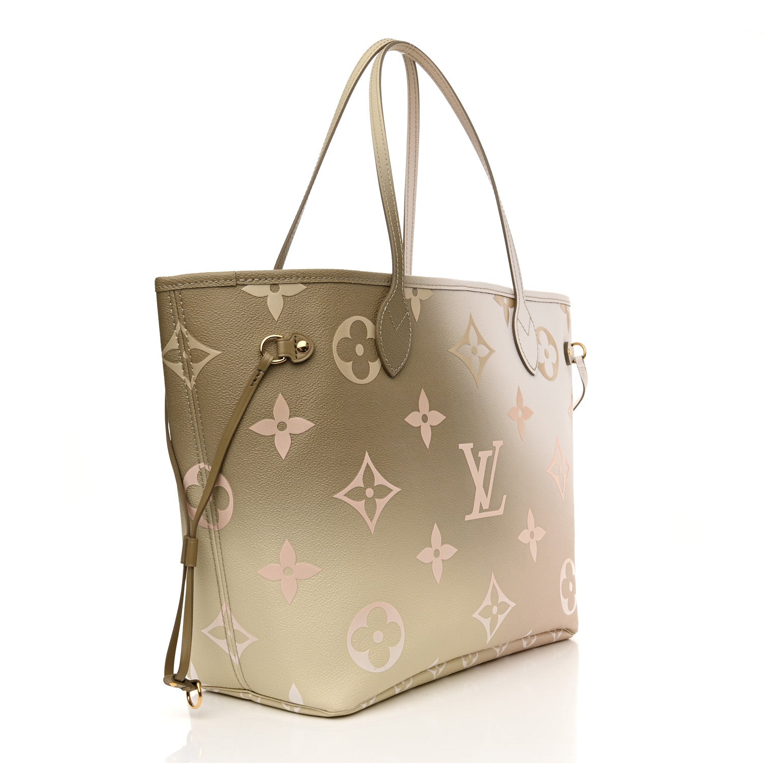 Louis Vuitton Monogram Giant Spring In The City Neverfull MM Sunset Kaki 3 of 9