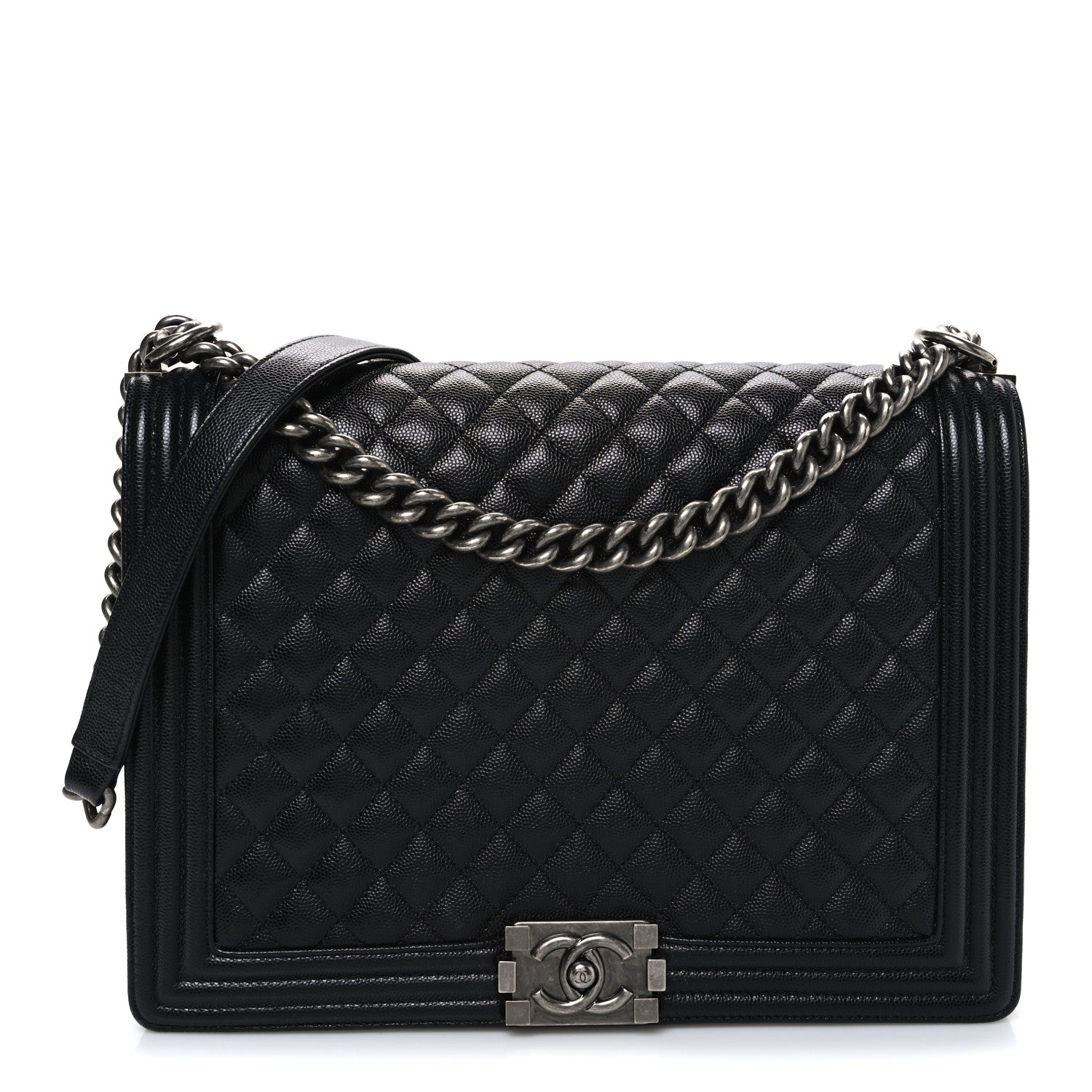 Chanel Caviar Quilted Large Boy Flap Black 1 of 10