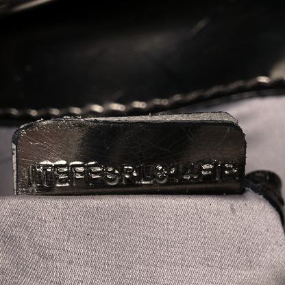 Burberry Metallic Patent House Check Sliced Large Manor Tote Pewter 8 of 22