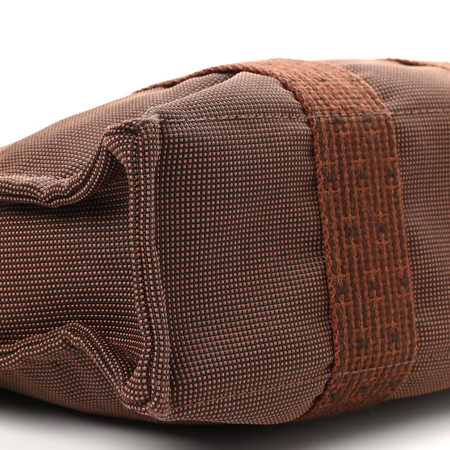 Hermes Canvas Herline PM Tote Brown 8 of 9