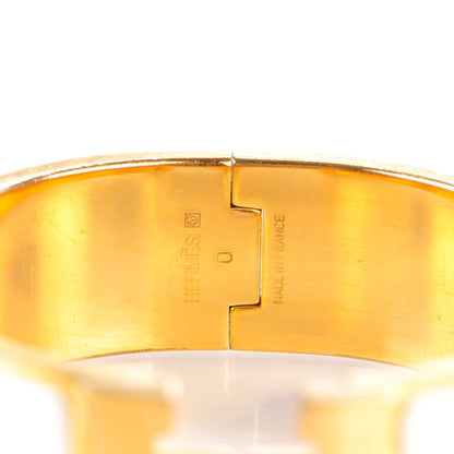 Hermes Enamel Wide Clic Clac H Bracelet PM Craie 4 of 4