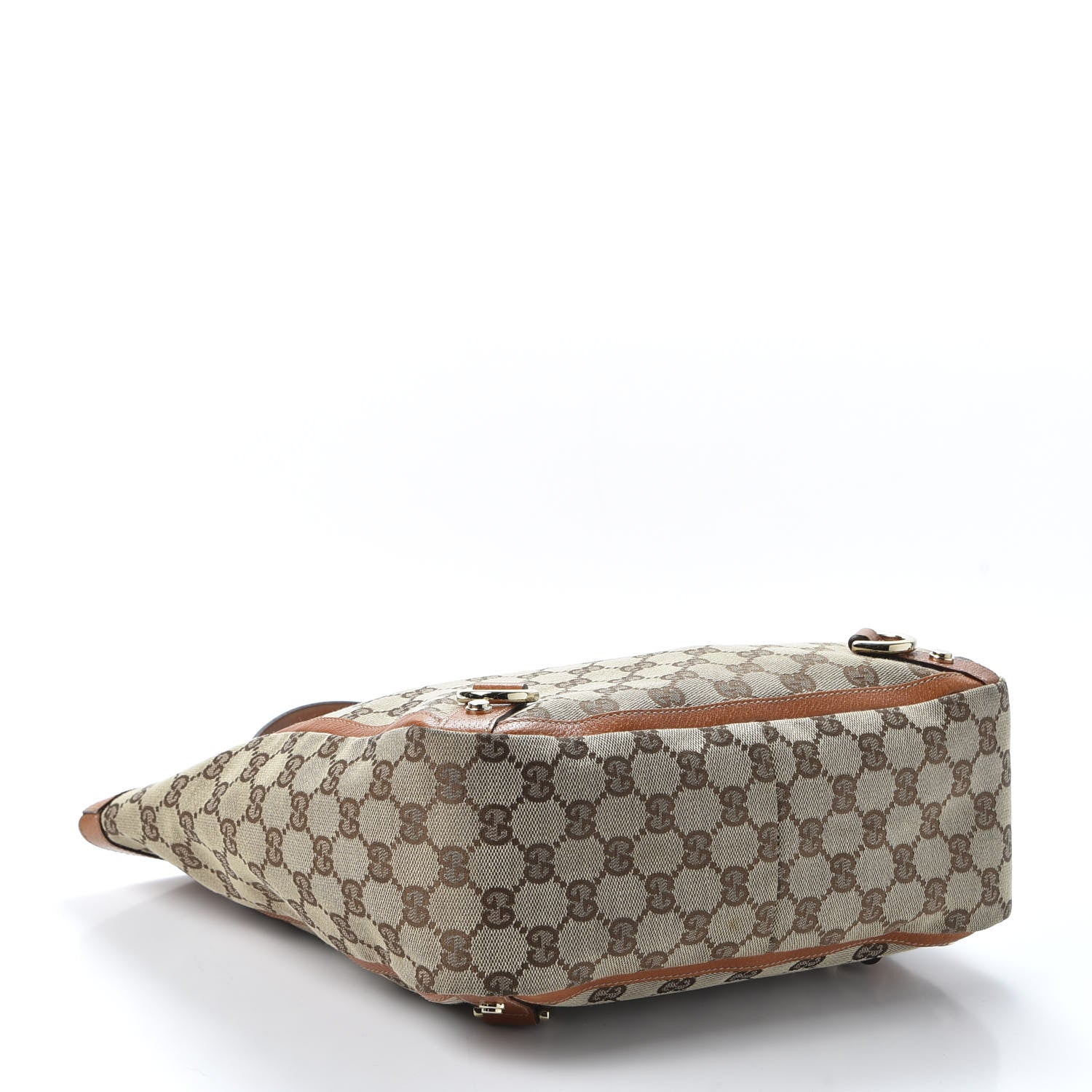 Gucci Monogram Abbey Small Tote Brown 3 of 10
