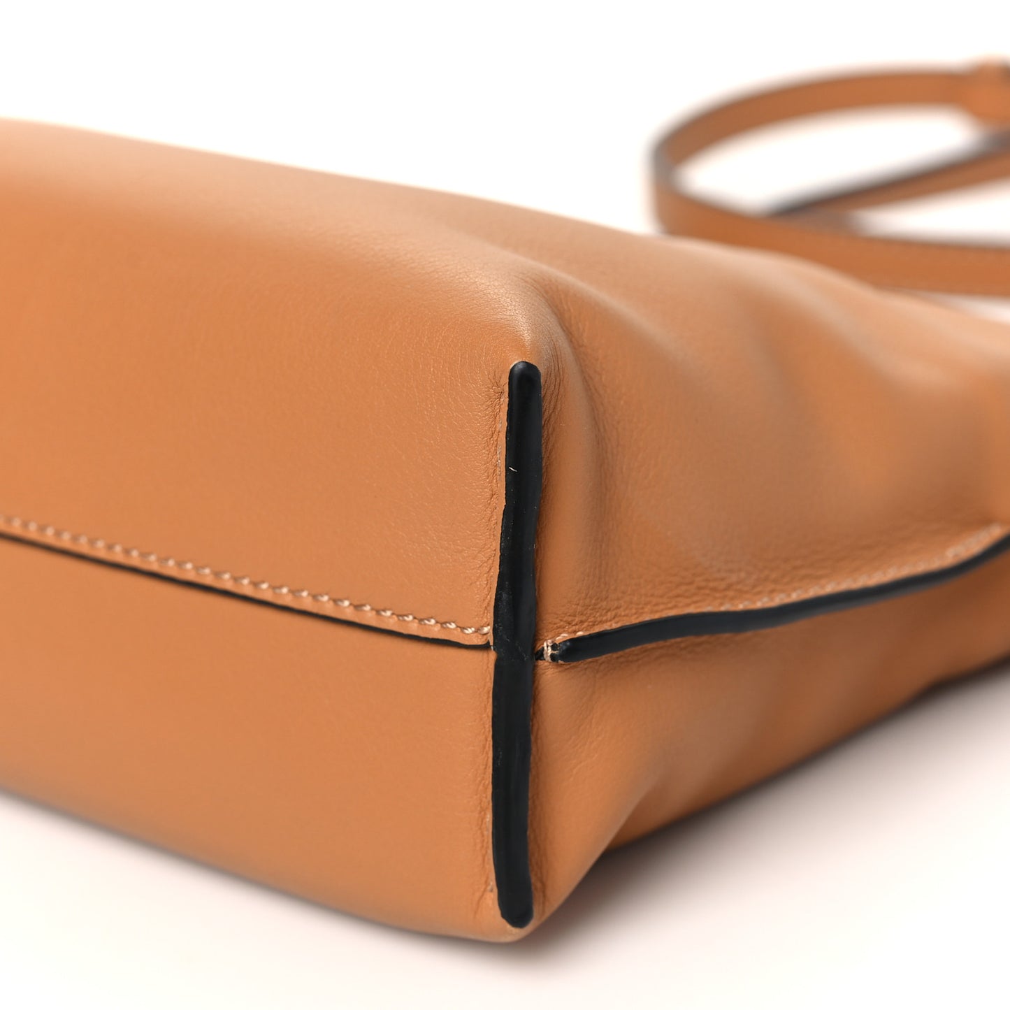 Calfskin Mini Flamenco Knot Clutch Warm Desert