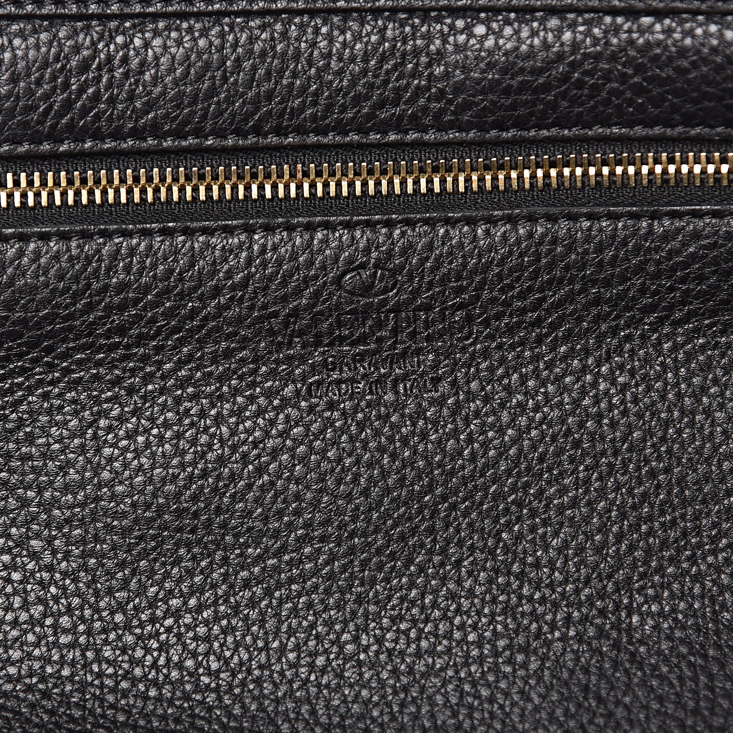 Valentino Garavani Pebbled Calfskin Medium Rockstud Tote Black 6 of 11