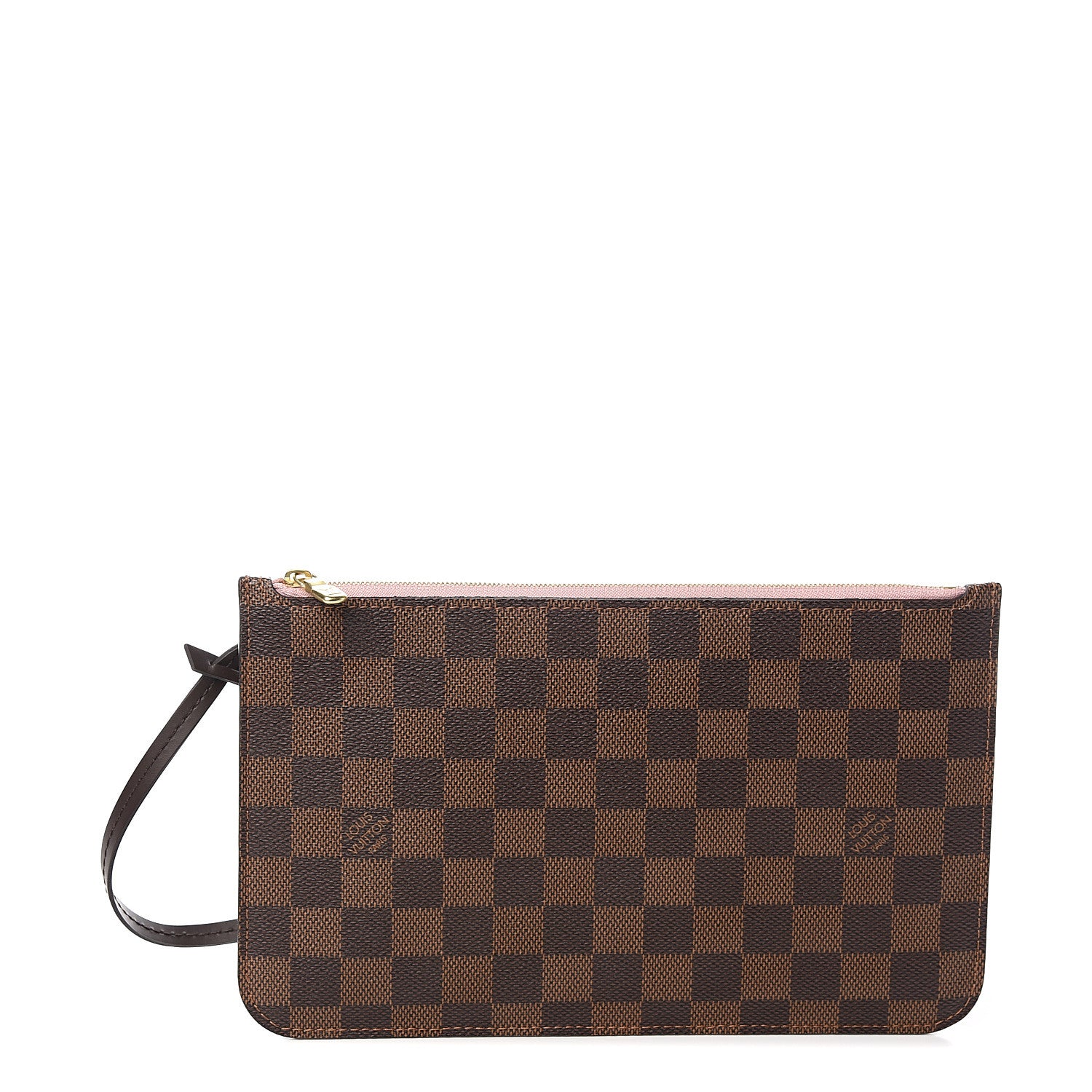 Louis Vuitton Damier Ebene Neverfull MM GM Pochette Rose Ballerine 1 of 6