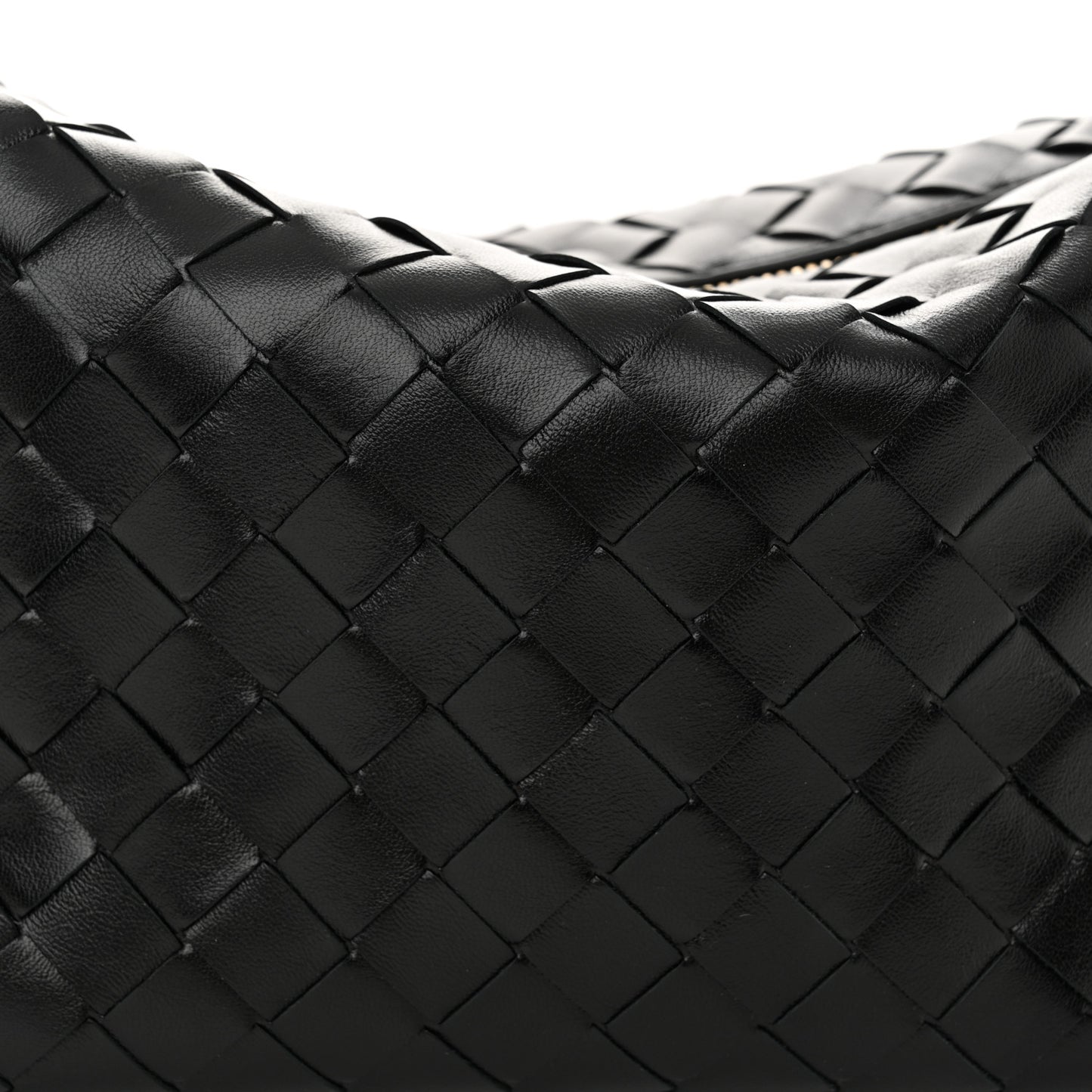 Calfskin Nappa Intrecciato Mini Wallace Black