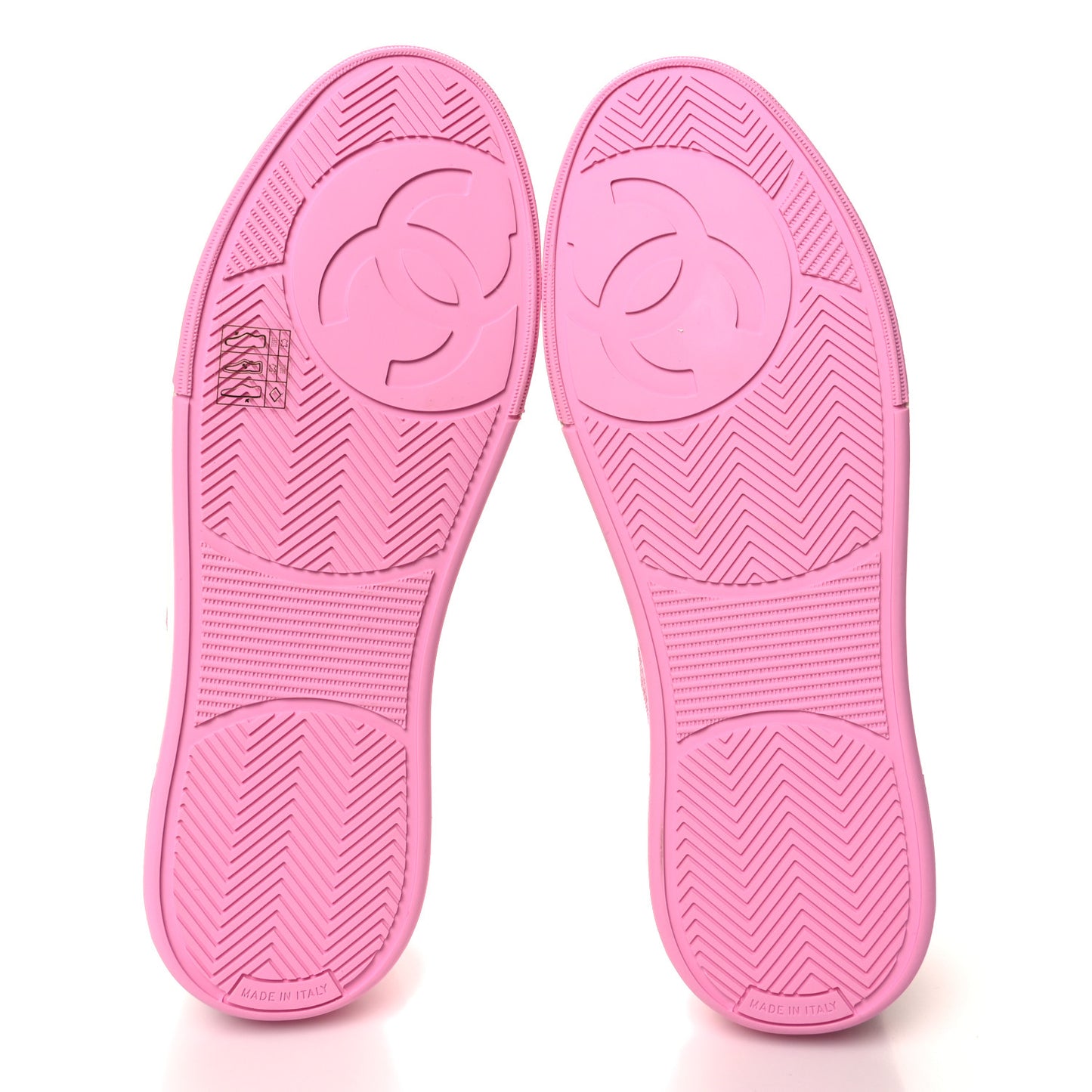 Cotton Sneakers 38 Pink White
