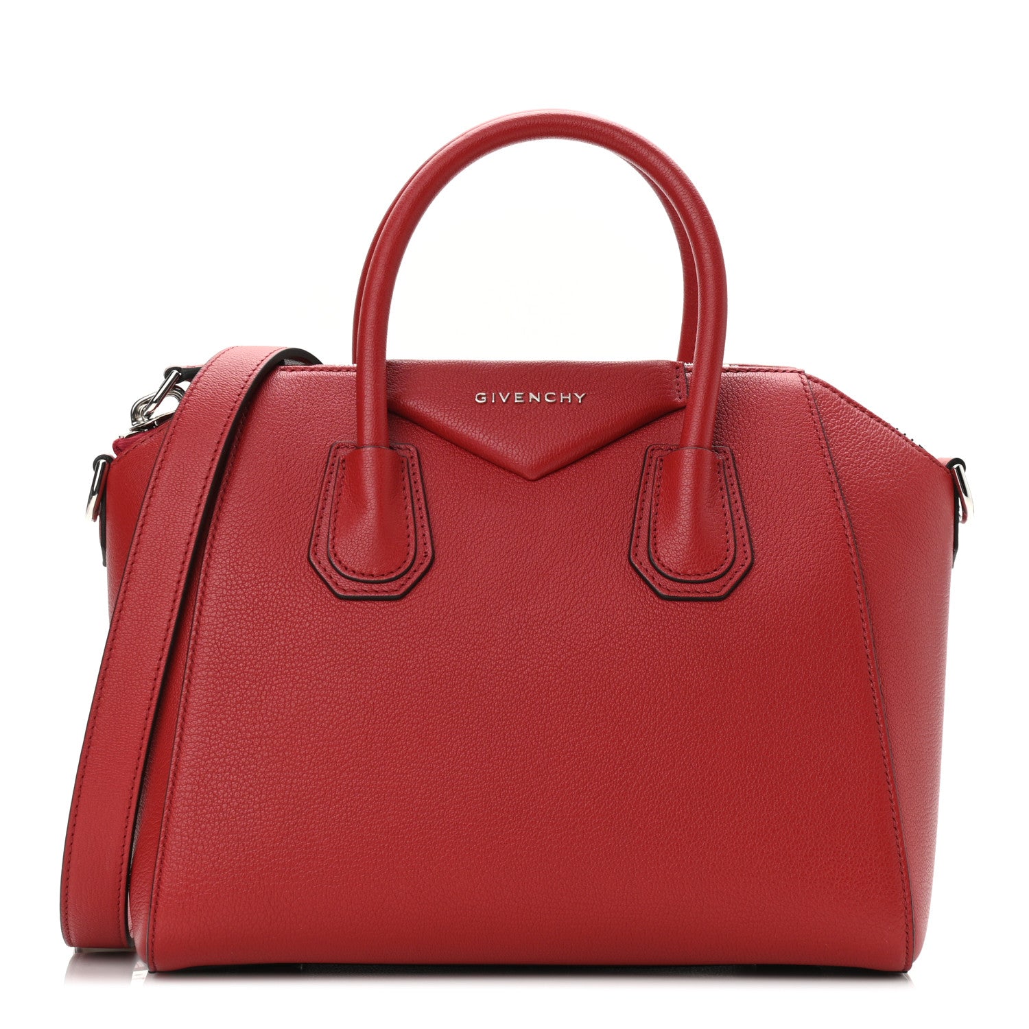Givenchy Sugar Goatskin Small Antigona Vermillon 1 of 10