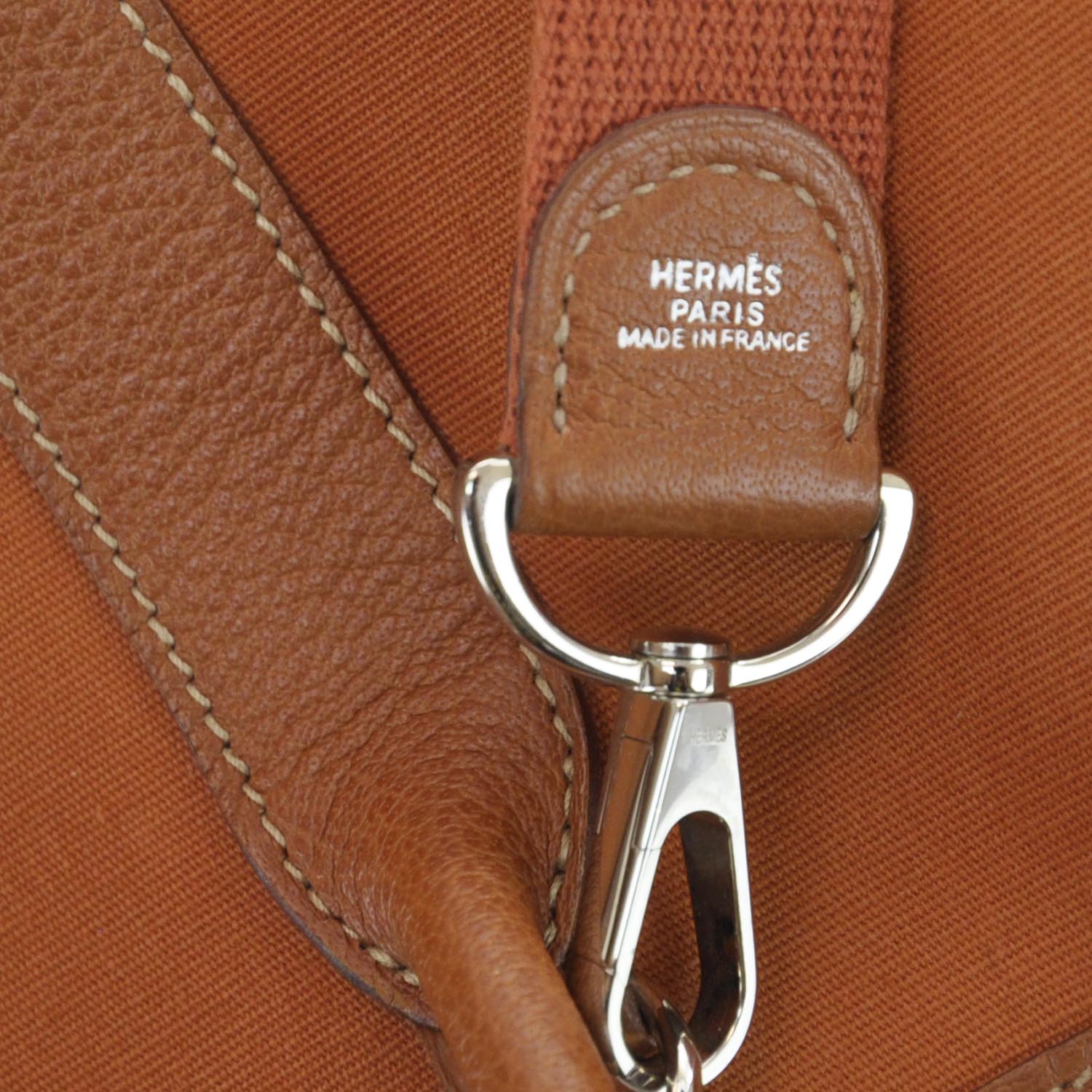 Hermes Toile Garden Party PM Orange 9 of 11