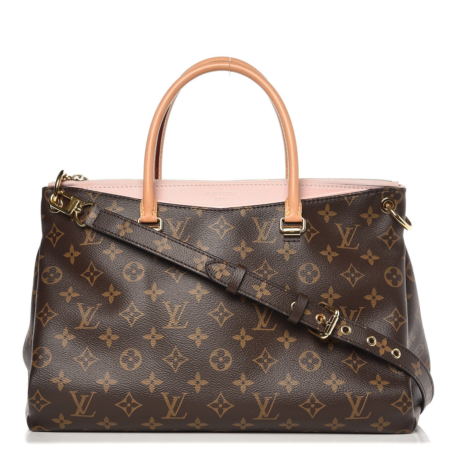 Louis Vuitton Monogram Pallas Rose Ballerine 1 of 9