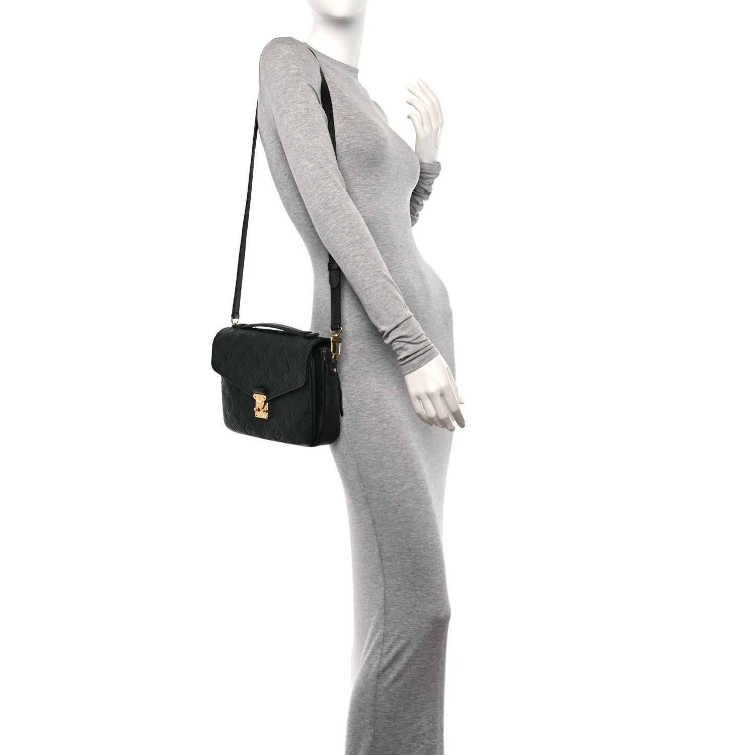 Louis Vuitton Empreinte Pochette Metis Black 2 of 10