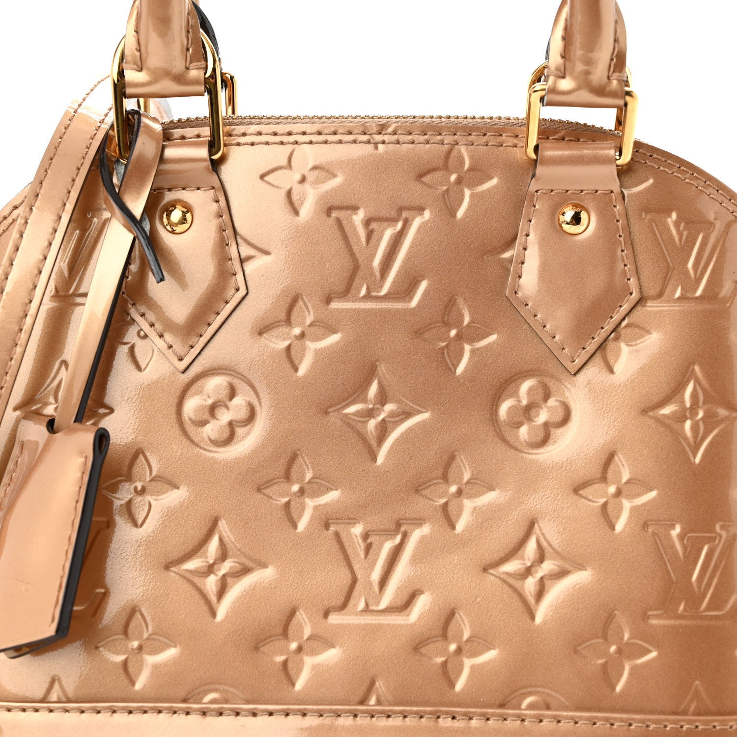 Louis Vuitton Vernis Alma BB Beige Poudre 7 of 9
