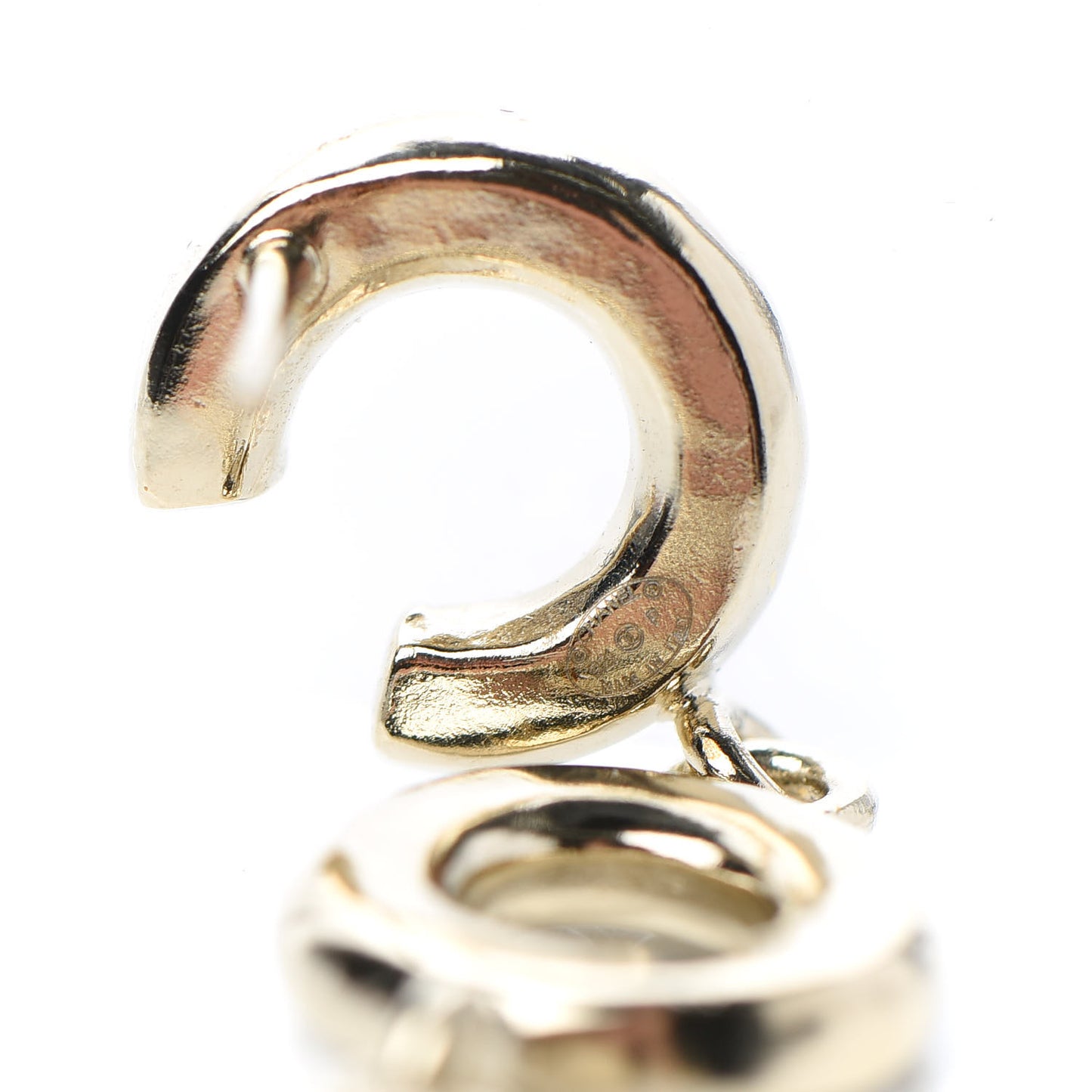 Pearl Coco Drop Earrings Gold