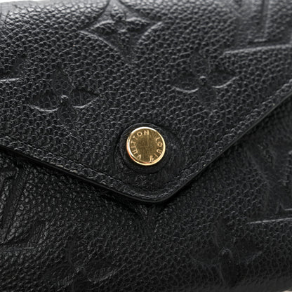 Louis Vuitton Empreinte Victorine Wallet Black 7 of 9