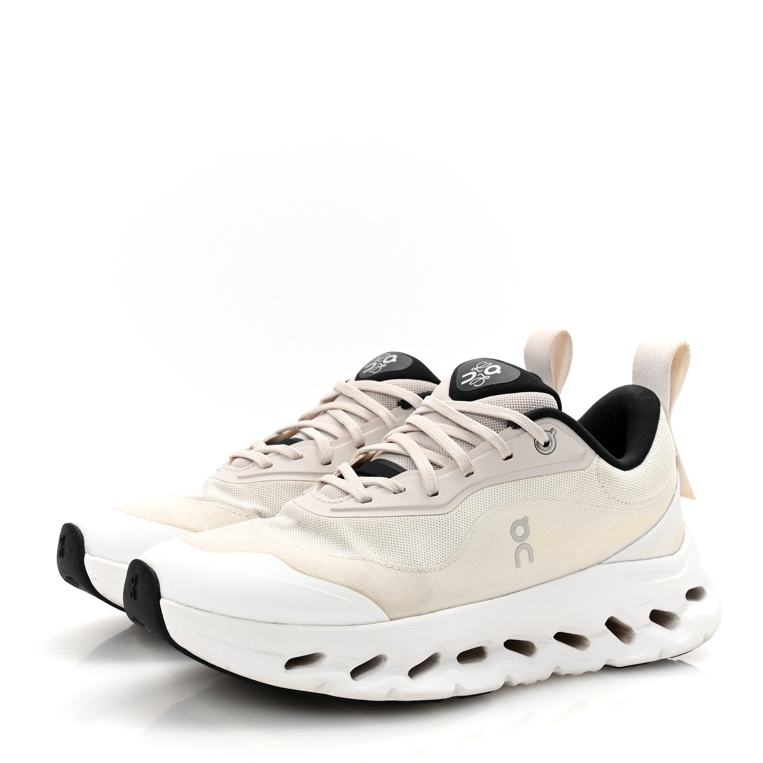 Loewe X ON Recycled Polyester Womens Cloudtilt Sneakers 40 Sand White 4 of 10