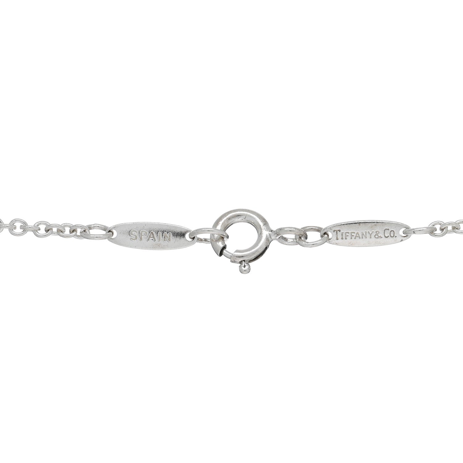Tiffany Sterling Silver 22mm Elsa Peretti Open Heart Pendant Necklace 4 of 4