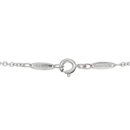 Tiffany Sterling Silver 22mm Elsa Peretti Open Heart Pendant Necklace 4 of 4