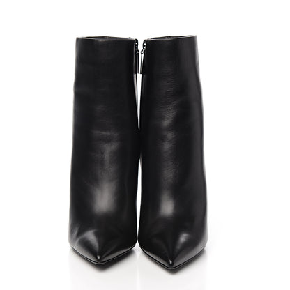Saint Laurent Calfskin Opyum Ankle Boots 40 Black 2 of 9