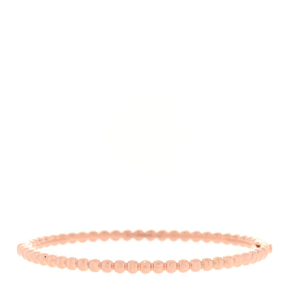 Van Cleef & Arpels 18K Rose Gold Perlee Pearls of Gold Bracelet M 1 of 4