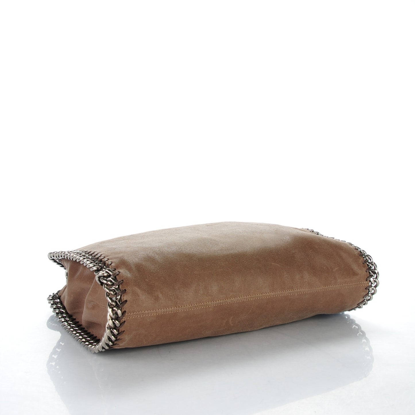 Shaggy Deer Big Chain Falabella Tote Brown