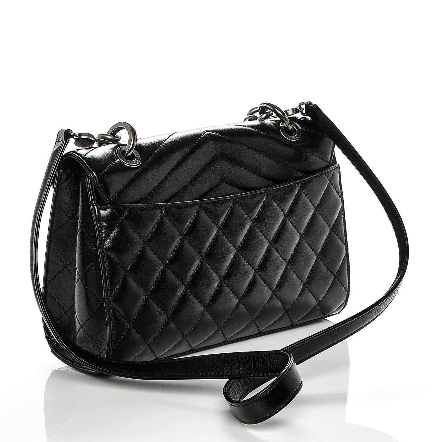Chanel Calfskin Quilted Medium Mad About Quilting Flap Black 3 of 7