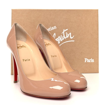 Christian Louboutin Patent New Simple 120 Pumps 38.5 Nude 8 of 8