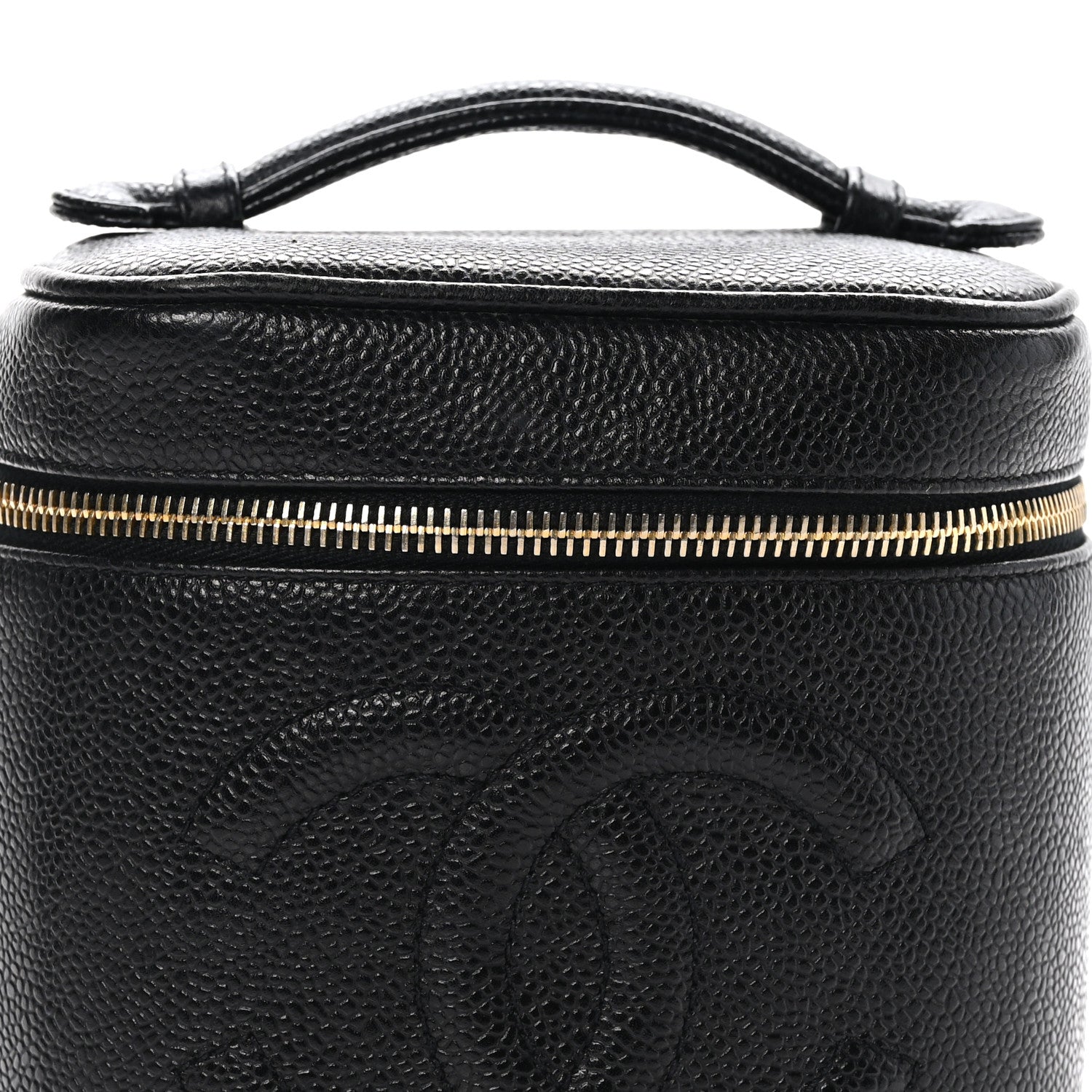 Chanel Caviar Vanity Cosmetic Case Black 5 of 13